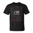 13 Cumpleaños Chica Chico Raíz Cuadrada 169 13 Años Camiseta unisex