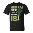 18Th Birthday Hurra Der Lauch Wird 18 T-Shirt