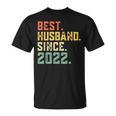 2Nd Wedding Anniversary Best Husband Since 2022 2 Years T-Shirt