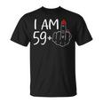I Am 59 Plus 1 Middle Finger For A 60Th Birthday For Women T-Shirt