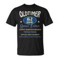 62 Geburtstag Mann Geschenk Papa Opa Oldtimer 62 Jahre Kapuzenjacke T-Shirt