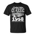 65Th Birthday Vintage Classic Car 1958 B-Day 65 Year Old T-Shirt