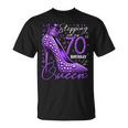 70 Year Old High Heels Stepping Into My 70Th Birthday T-Shirt