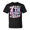 In My 7Th Birthday Era Seven Bday 7 Year Old Birthday Girl T-Shirt