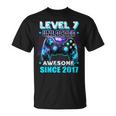 7Th Birthday Gamer 7 Years Old Bday Boy Seven Son T-Shirt