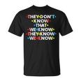 90'S Sitcom They Don't Know Friendship T-Shirt