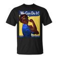 African American Rosie The Riveter Black History T-Shirt