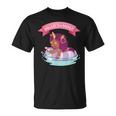 Afro Unicorn Hello Summer Black Girl Magic Birthday T-Shirt