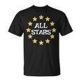 All-Stars Softball Soccer Basketball Baseball Rugby Team T-Shirt