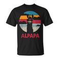 Alpapaatertag Bester Papa Alpaka Werdender Papa Geschenk T-Shirt