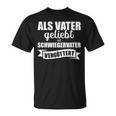 Als Vater Liebt Als Schlater German Language T-Shirt