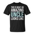 This Is What An Amazing Uncle Looks Like Father's Day T-Shirt