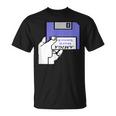 Amiga Workbench Diskette Insert Retro Computer T-Shirt