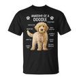 Anatomy Of A Doodle Dog Doodle Owner Goldendoodle Mom T-Shirt
