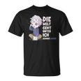 Anime Die Welt Geht Unter Ich Schaue T-Shirt