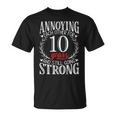 Annoying Each Other For 10 Years 10Th Wedding Anniversary T-Shirt