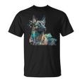 Aquarell Splash Dutchie Hollandse Herder Dutch Shepherd T-Shirt