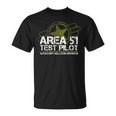 Area 51 Ufo Test Pilot Alien Roswell Weather Balloon T-Shirt