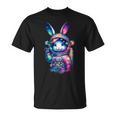 Astronaut Bunny Easter Day Rabbit Usa Outer Space T-Shirt