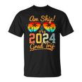 Aw Ship It's A Grad Trip 2024 Vintage Graduation Cruise 2024 T-Shirt