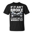 Backprint Vintage Car Car Mechanic Car Restorer T-Shirt