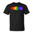 Bandera Del Orgullo Gay Humano Lgbt Bandera Del Arco Iris Camiseta unisex