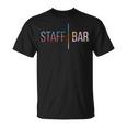 Bar Personal Front Cool Colour Event Uniform T-Shirt