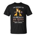 Become Big Sister 2022 Giraffe T-Shirt