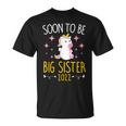 Become Big Sister 2022 Unicorn T-Shirt