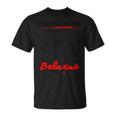 Belarus-Mts-Zuhause Ist Wo Mein Belarus Steht Gray T-Shirt