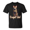 Bengal Katzen-Papa Cat Dad Daddy Father Haustiere Familie T-Shirt