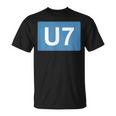 Berlin U-Bahn Line U7 Souvenir T-Shirt