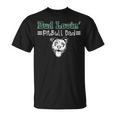 Best Bud Loving Pitbull Dad Pitbull Father's Day T-Shirt