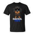 Best Dachshund Dad Ever Rauhaar Dachshund Dad T-Shirt