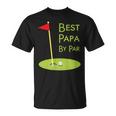 Best Dad By Paratertagsgeschenk Für Papa-Golfer T-Shirt