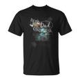 Best Dad In The Universe Fathers Day Space Nebula T-Shirt