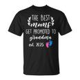 The Best Moms Get Promoted To Grandma Est 2025 Women T-Shirt