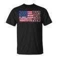 Best Pop Ever American Flag Dad Papa Opa Geschenk T-Shirt