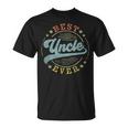 Best Uncle Ever Father's Day Uncle Vintage Emblem T-Shirt