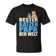 With Bester Katzenpapa Der Welt T-Shirt