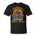 Biker Grandad Motorcycle Grandpa Cool Motorbike Grandfather T-Shirt