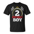 Birthday Boy 2Nd Race Car 2 Year Old Racing T-Shirt