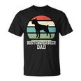 Boston Terrier Papa I Retro Boston Terrier T-Shirt