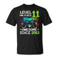 Boy Level 11 -Ideojuego Desbloqueado Para Cumpleaños Número 11 Camiseta unisex