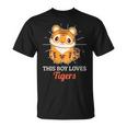 This Boy Loves Tigers Wild Animal Zoo T-Shirt