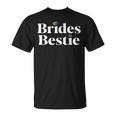 Bride Bestie Lesbischer Junggesellinnenabschied Pride Trauzeugin T-Shirt