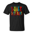 Built Different Graffiti Lover In Mixed Color T-Shirt