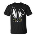 Bunny Ears Sunglasses Easter Total Solar Eclipse 2024 T-Shirt