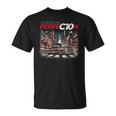 C10 Truck City Scene American Perfection C10 Truck Fleetside T-Shirt