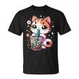 Cat Boba Japanese Kawaii Anime Kitty Bubble Tea Neko N T-Shirt